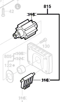 Tête de cisaillement pour Broyeur AXT 2500 HP BOSCH
